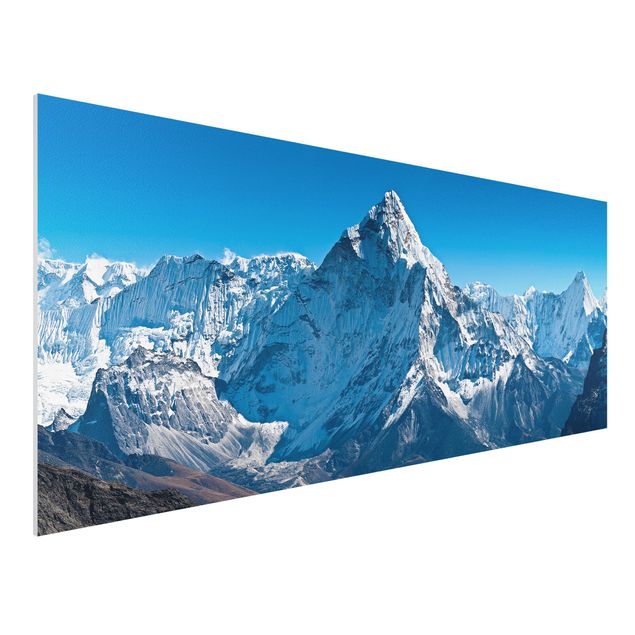 Bilder auf Hartschaumplatte Der Himalaya