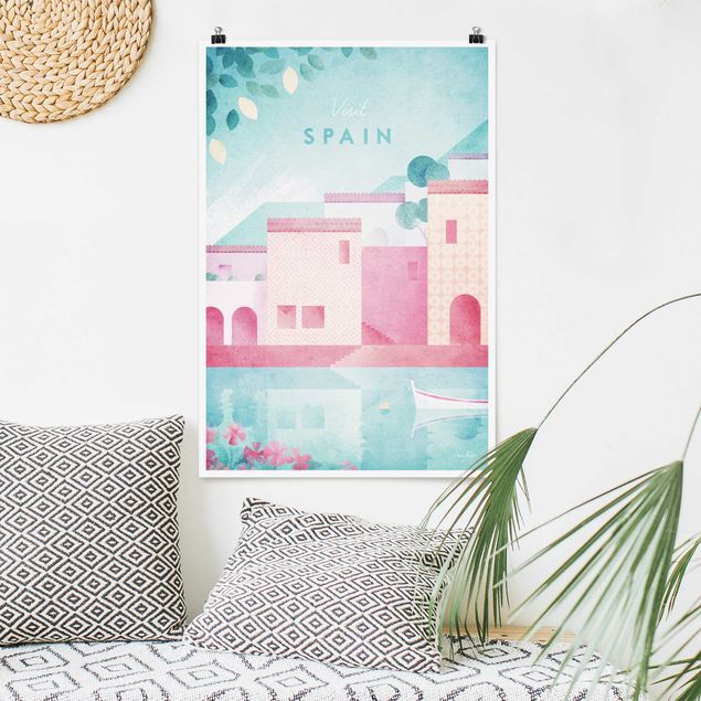 Poster Illustration Reiseposter - Spanien