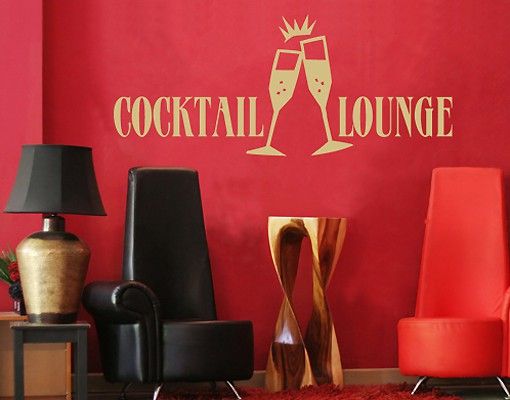Wandtattoo Sprüche - Wandworte No.SF155 Cocktail Lounge I