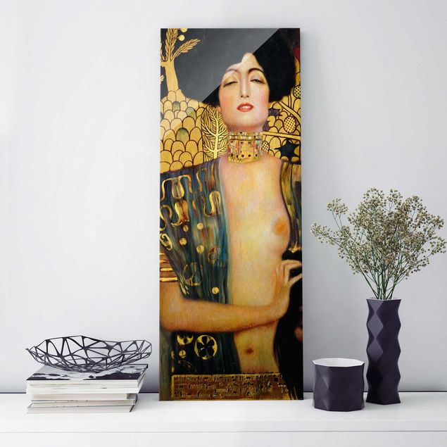 Glasbilder XXL Gustav Klimt - Judith I