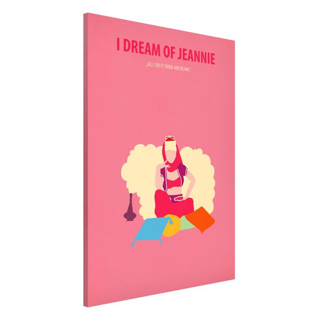 Magnettafel Büro Filmposter I dream of Jeannie