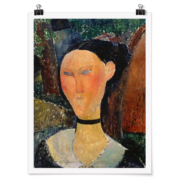 Bilder für die Wand Amedeo Modigliani - Junge Frau