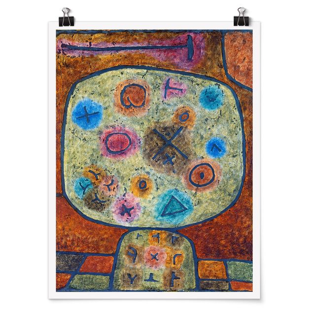 Kunstdrucke Poster Paul Klee - Blumen in Stein