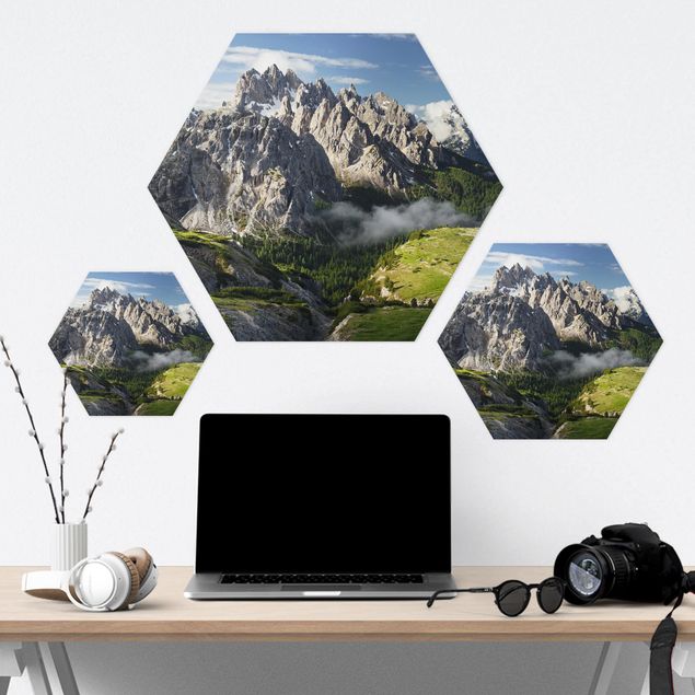 Hexagon Bild Forex - Italienische Alpen