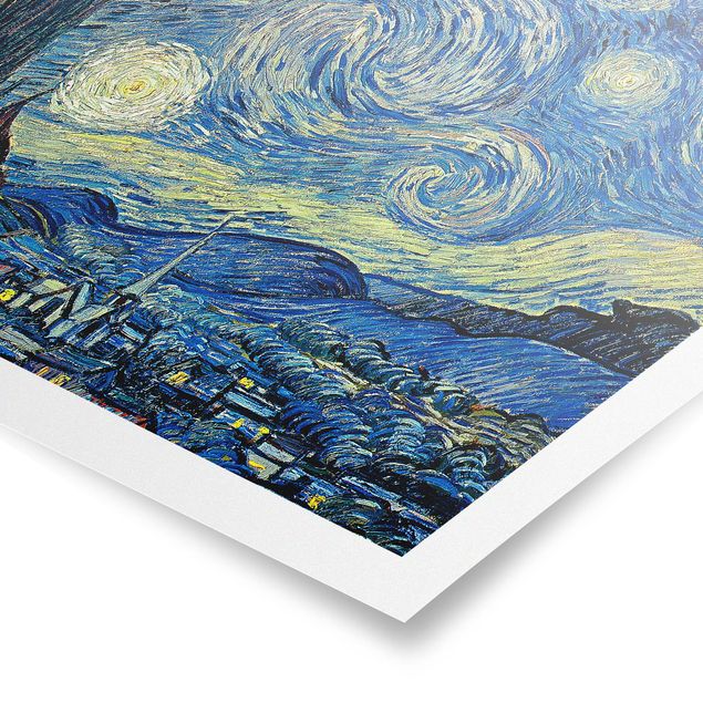 Kunstdrucke Poster Vincent van Gogh - Sternennacht