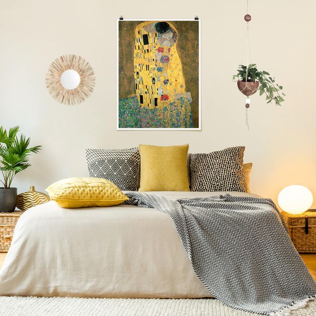 Poster Gustav Klimt Gustav Klimt - Der Kuß
