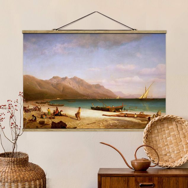 Kunstdrucke Romantik Albert Bierstadt - Der Golf von Salerno