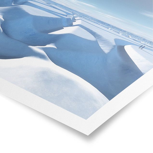 Poster - Gletscherlauf - Quadrat 1:1