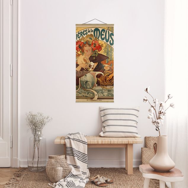 Mucha Kunstdrcuke Alfons Mucha - Plakat für La Meuse Bier