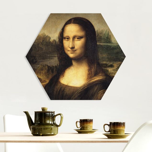 Bilder auf Hartschaumplatte Leonardo da Vinci - Mona Lisa