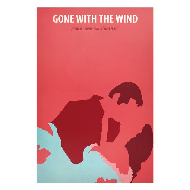 Wandbilder Filmposter Gone with the wind