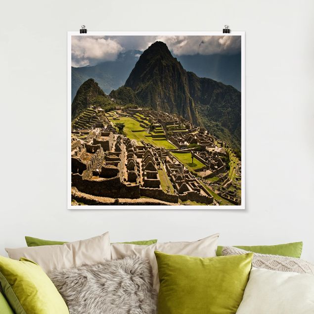 Poster Städte Machu Picchu