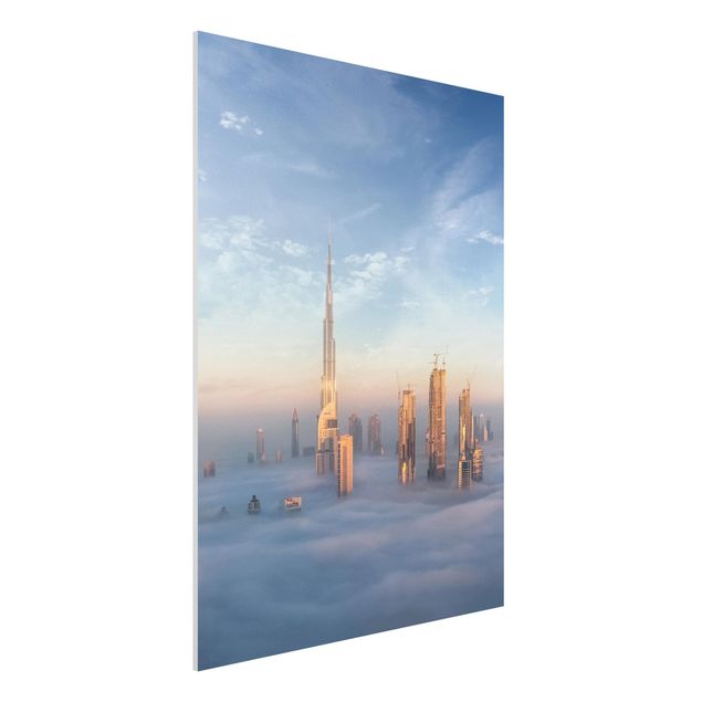 Foto auf Hartschaumplatte Dubai über den Wolken