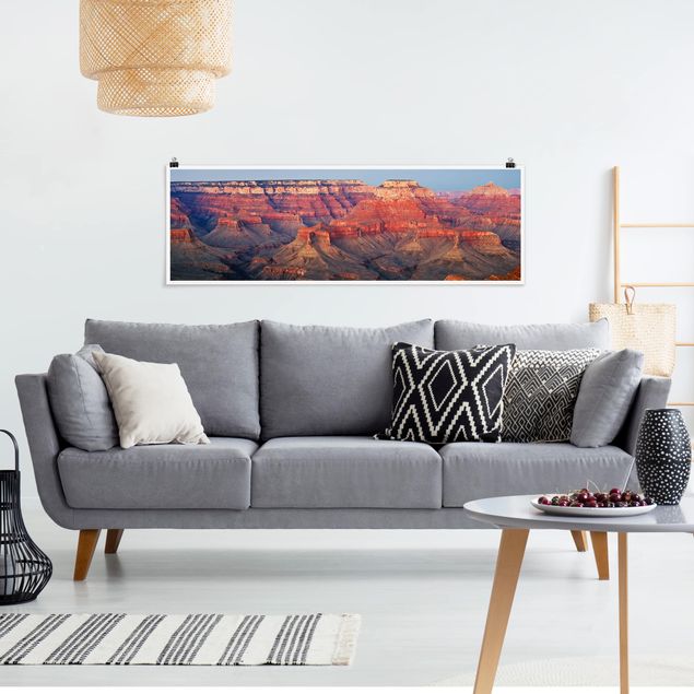 Bilder für die Wand Grand Canyon nach dem Sonnenuntergang