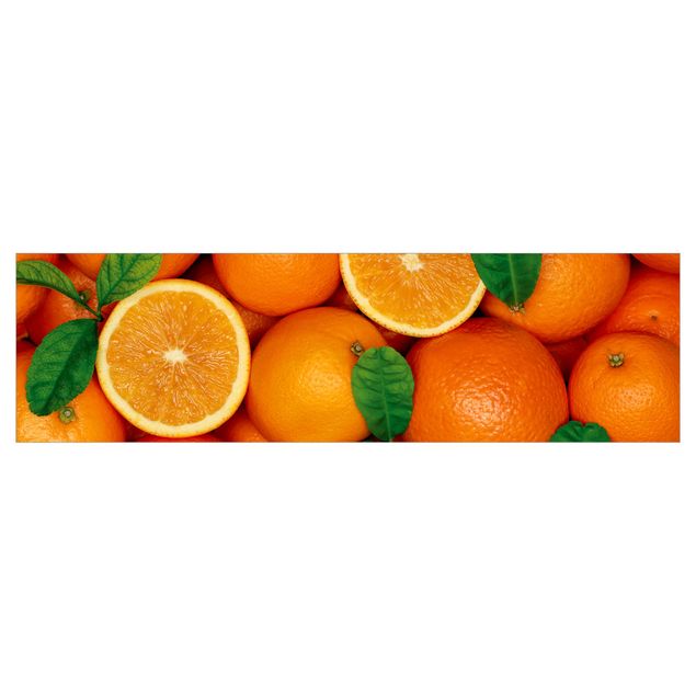 Küchenrückwand Saftige Orangen
