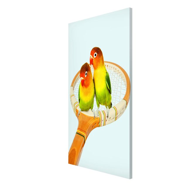 Bilder für die Wand Tennis mit Vögeln
