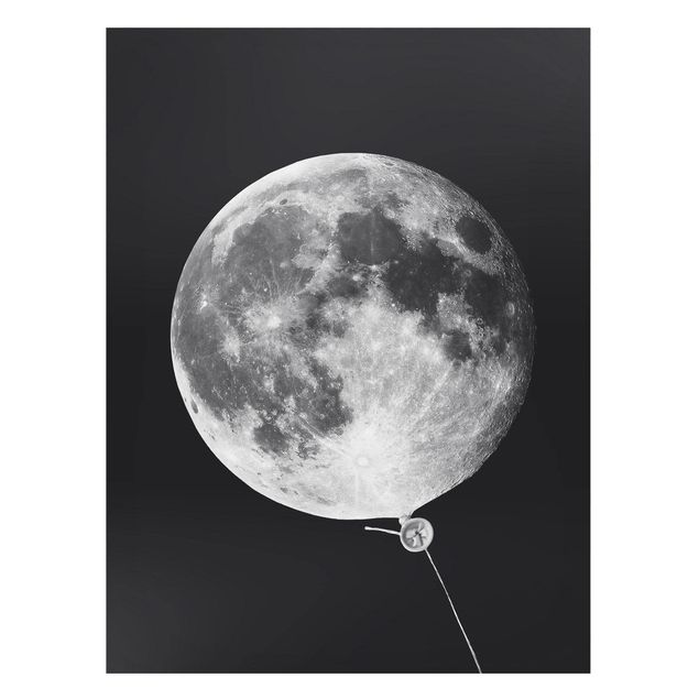 Schöne Wandbilder Luftballon mit Mond