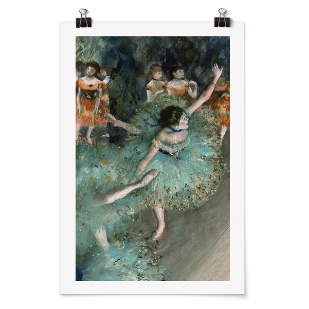 Wandbilder Edgar Degas - Tänzerinnen in Grün