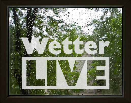 Fensterfolie Farbig No.UL463 Wetter Live