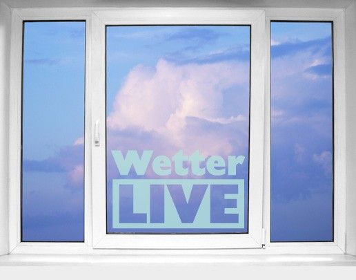 XXL Fensterbilder No.UL463 Wetter Live