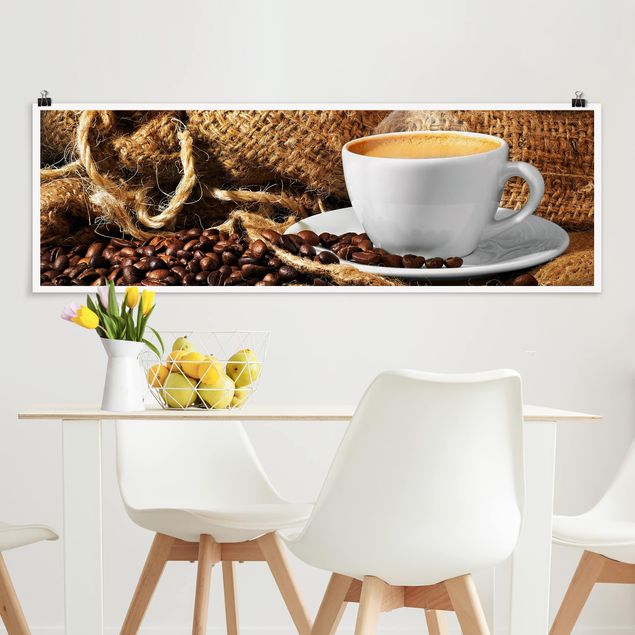 Schöne Wandbilder Kaffee am Morgen