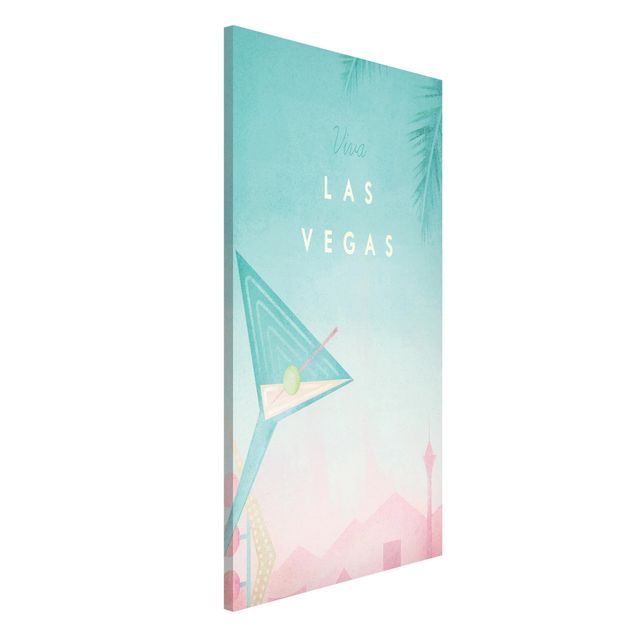 Magnettafel Skyline Reiseposter - Viva Las Vegas