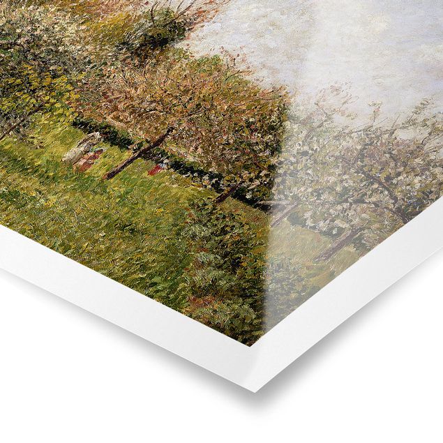 Poster Landschaft Camille Pissarro - Frühling in Eragny