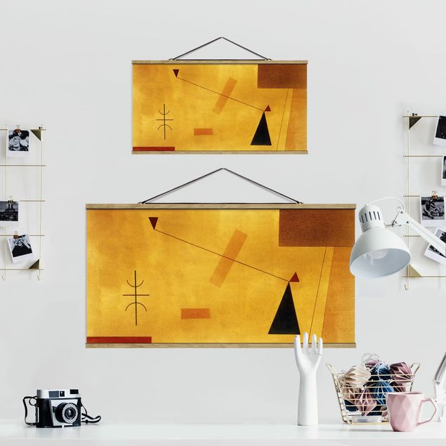 Stoffbilder mit Holzleisten Wassily Kandinsky - Außer Gewicht