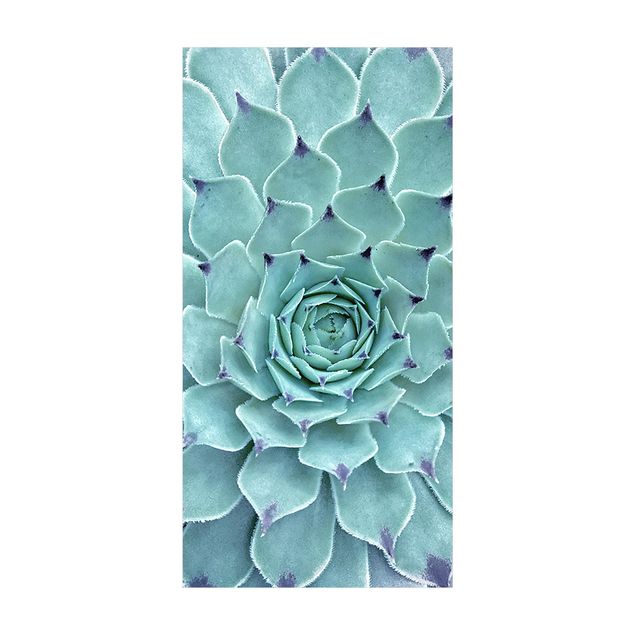 Teppich Blumen Kaktus Agave
