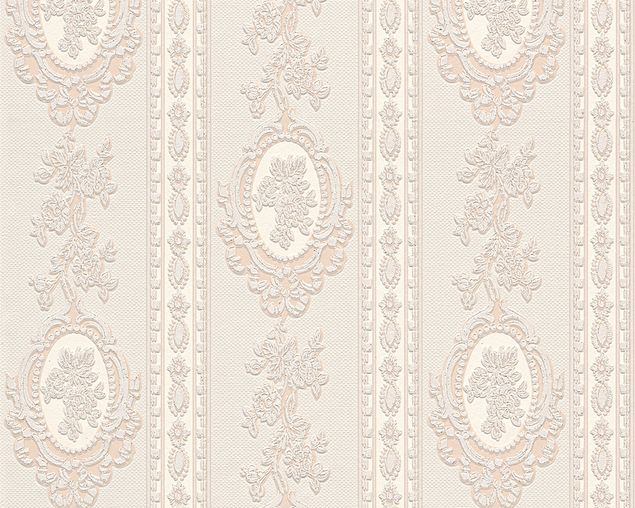 Tapete A.S. Création Belle Epoque in Beige Creme Metallic - 186133