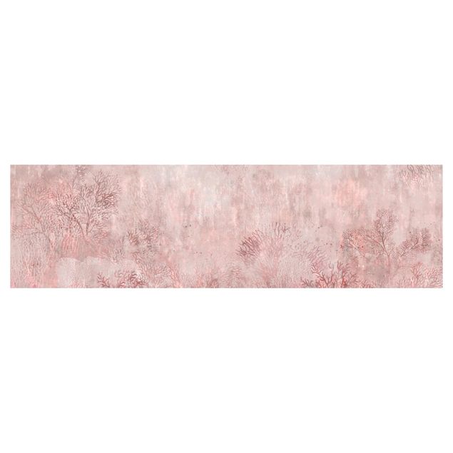 Küchenrückwand - Rosa Korallengrund