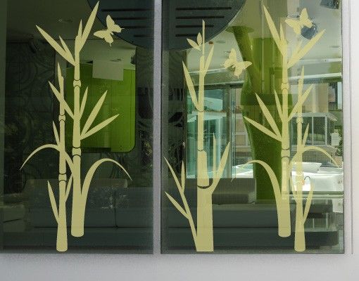 Fensterbilder Landschaft No.75 Bambus