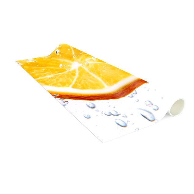 Moderner Teppich Splash Orange