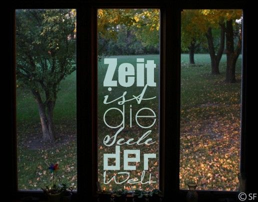 XXL Fensterbilder No.SF945 Zeit