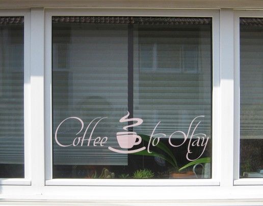 Folie für Fenster No.UL419 Coffee to Stay 2