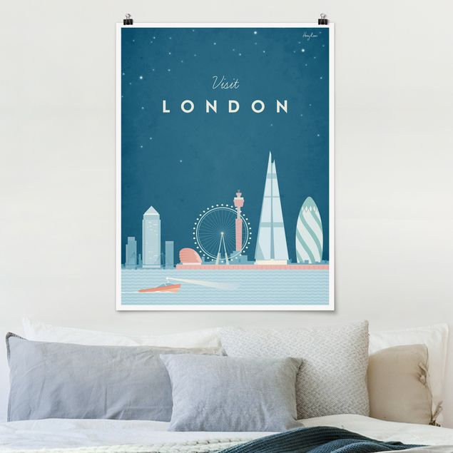 Poster Illustration Reiseposter - London