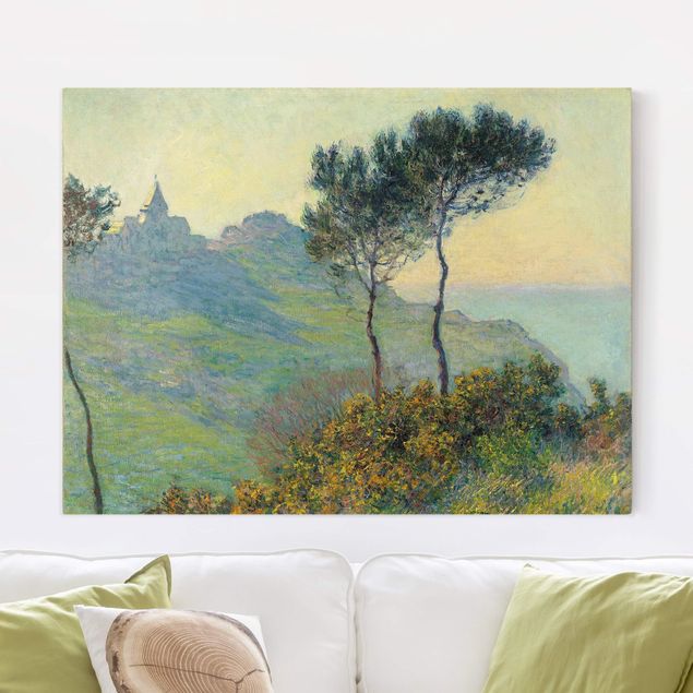 Leinwandbilder XXL Claude Monet - Varengeville Abendsonne