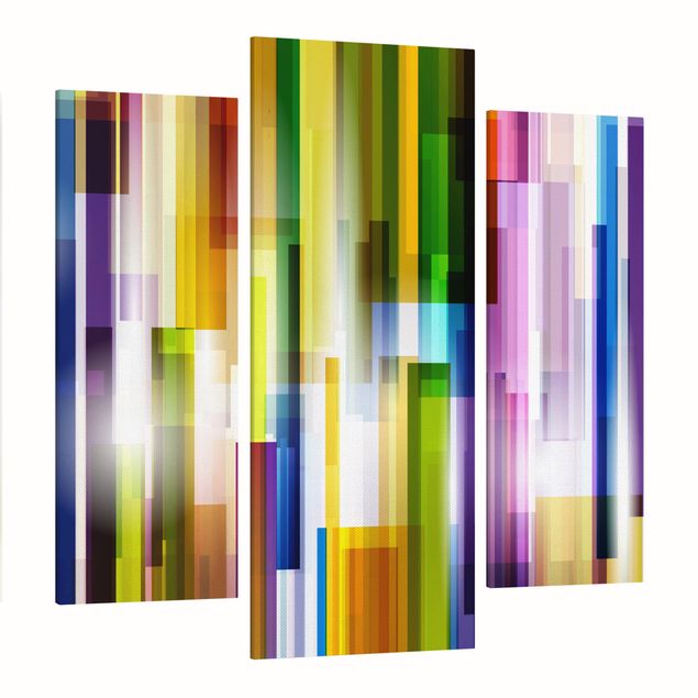 Leinwandbilder Muster Rainbow Cubes