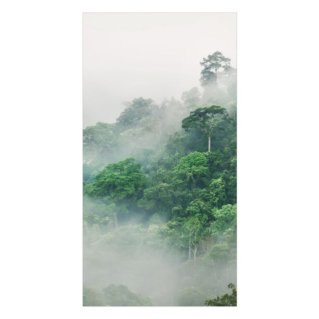 Duschrückwände Dschungel im Nebel