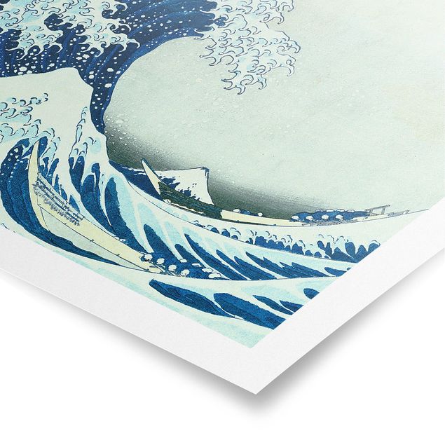Schöne Wandbilder Katsushika Hokusai - Die grosse Welle von Kanagawa