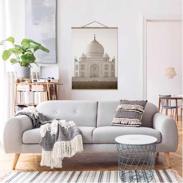 Stoffbilder mit Holzleisten Taj Mahal
