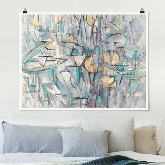 Abstrakte Bilder Piet Mondrian - Komposition X