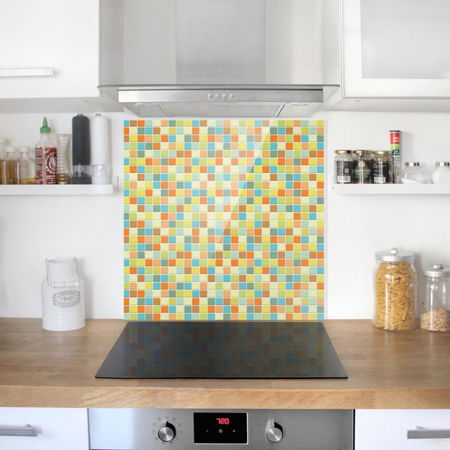 Spritzschutz Küche Fliesenoptik Mosaikfliesen Sommerset