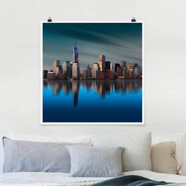 Poster - New York World Trade Center - Quadrat 1:1