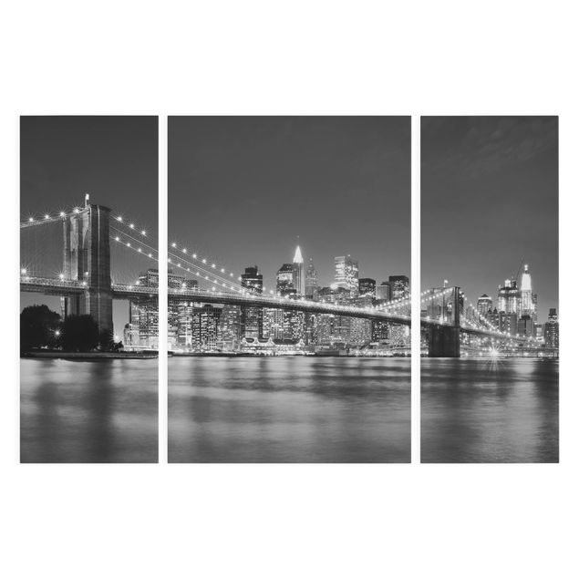 Schöne Wandbilder Nighttime Manhattan Bridge II