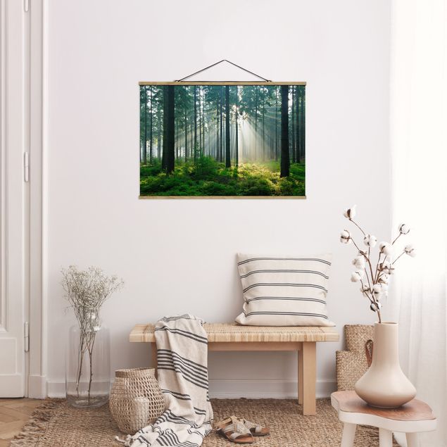 Stoffbilder Enlightened Forest