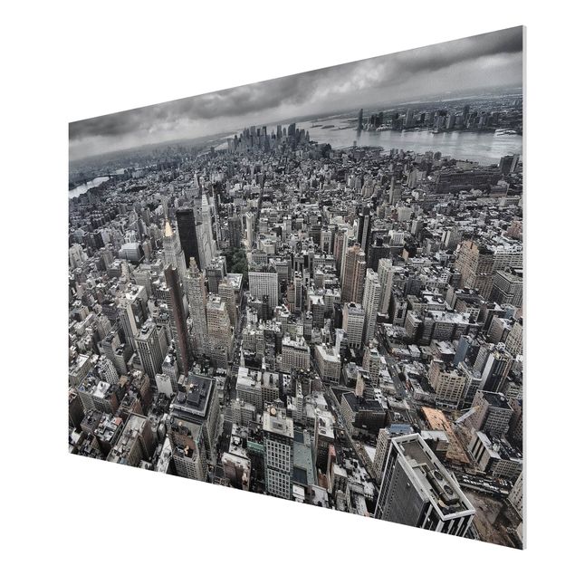 Forex Fine Art Print - Blick über Manhattan - Querformat 2:3