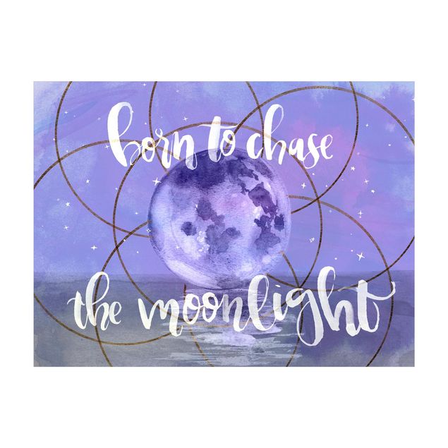 Teppich violett Mond-Kind - Moonlight