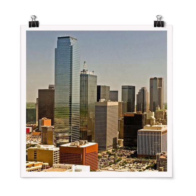 Poster - Impressive Dallas - Quadrat 1:1