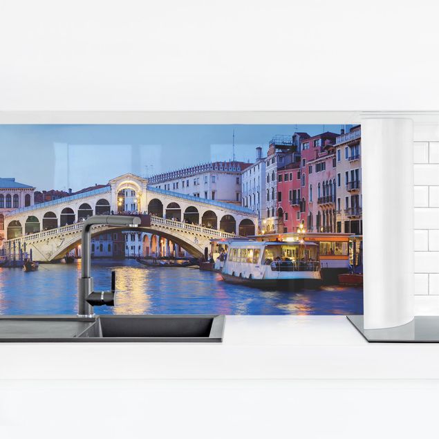 Küchenrückwände selbstklebend Rialtobrücke in Venedig